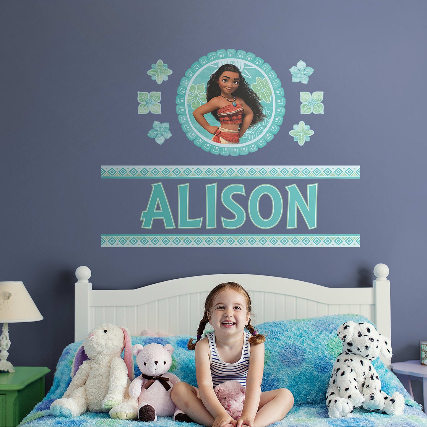 Moana: Personalized Name - Officially Licensed Disney Removable Wall Decal