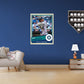 Seattle Mariners: Julio Rodríguez  Poster        - Officially Licensed MLB Removable     Adhesive Decal