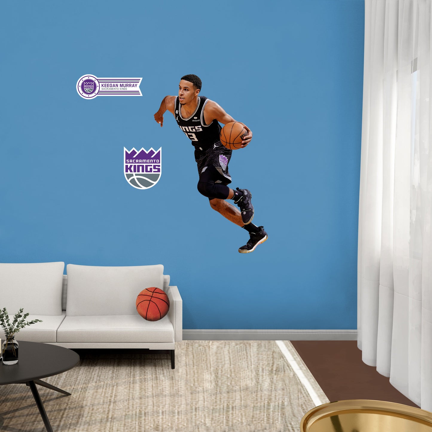 Sacramento Kings: Keegan Murray - Officially Licensed NBA Removable Adhesive Decal