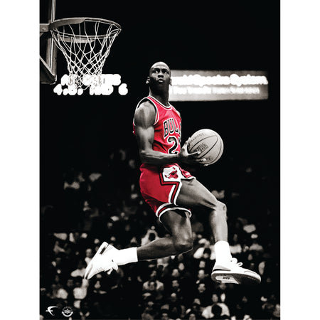 Michael Jordan Game Night Chicago Bulls NBA Basketball Poster