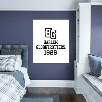 Harlem Globetrotters 1926 Mural - Removable Adhesive Decal