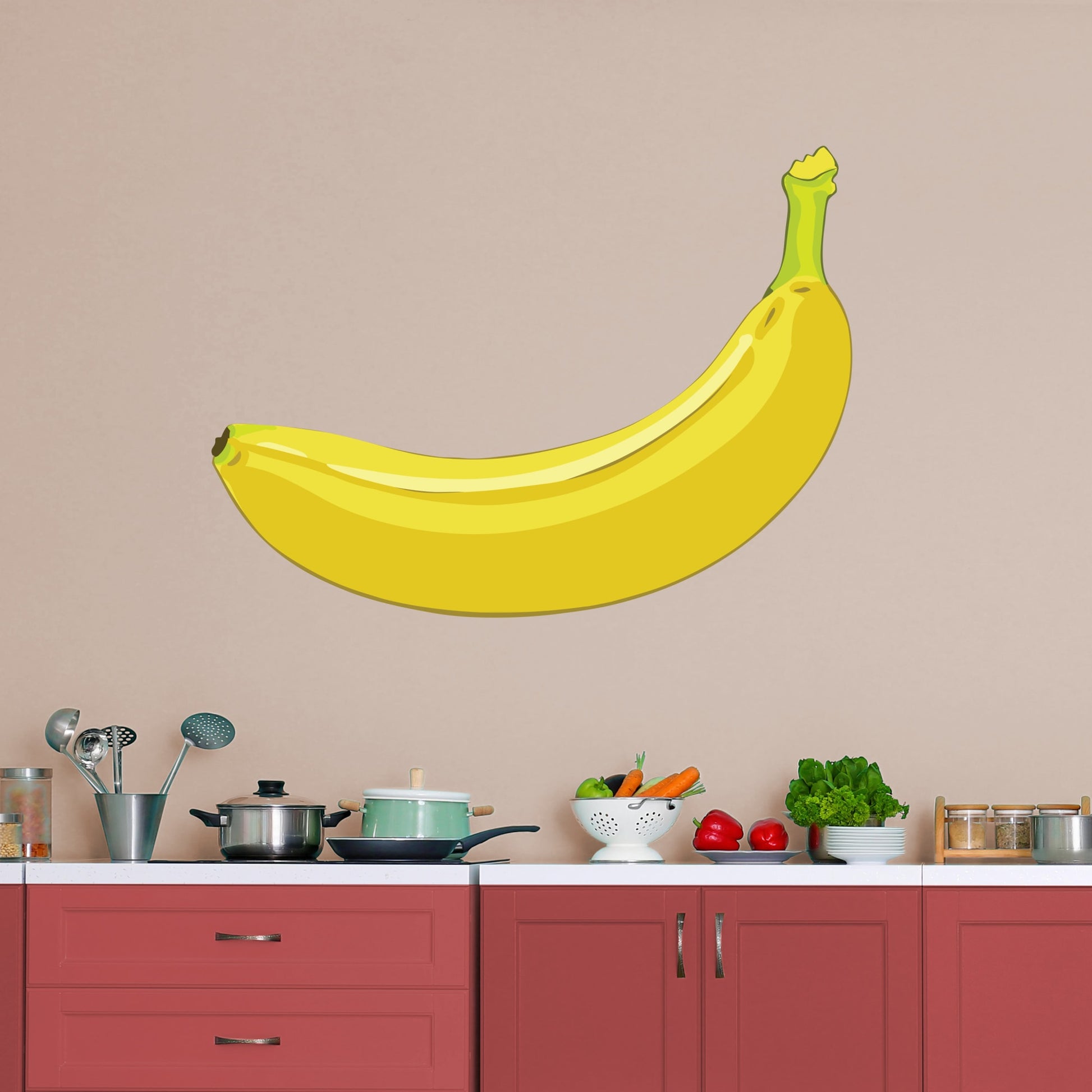 X-Large Banana + 2 Decals (30"W x 22"H)