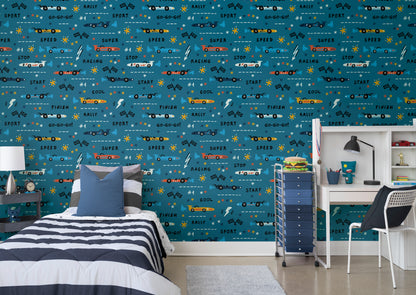 Children: Dorian Kids - Peel & Stick Wallpaper - Fathead | 12W x 1.0' H (Sample) | Premium Wall Decals, Big Heads & More.
