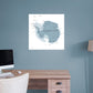 Maps: Antarctica Grey Mural        -   Removable Wall   Adhesive Decal