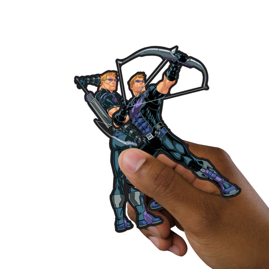 Sheet of 5 -Avengers: HAWKEYE Minis        - Officially Licensed Marvel Removable    Adhesive Decal