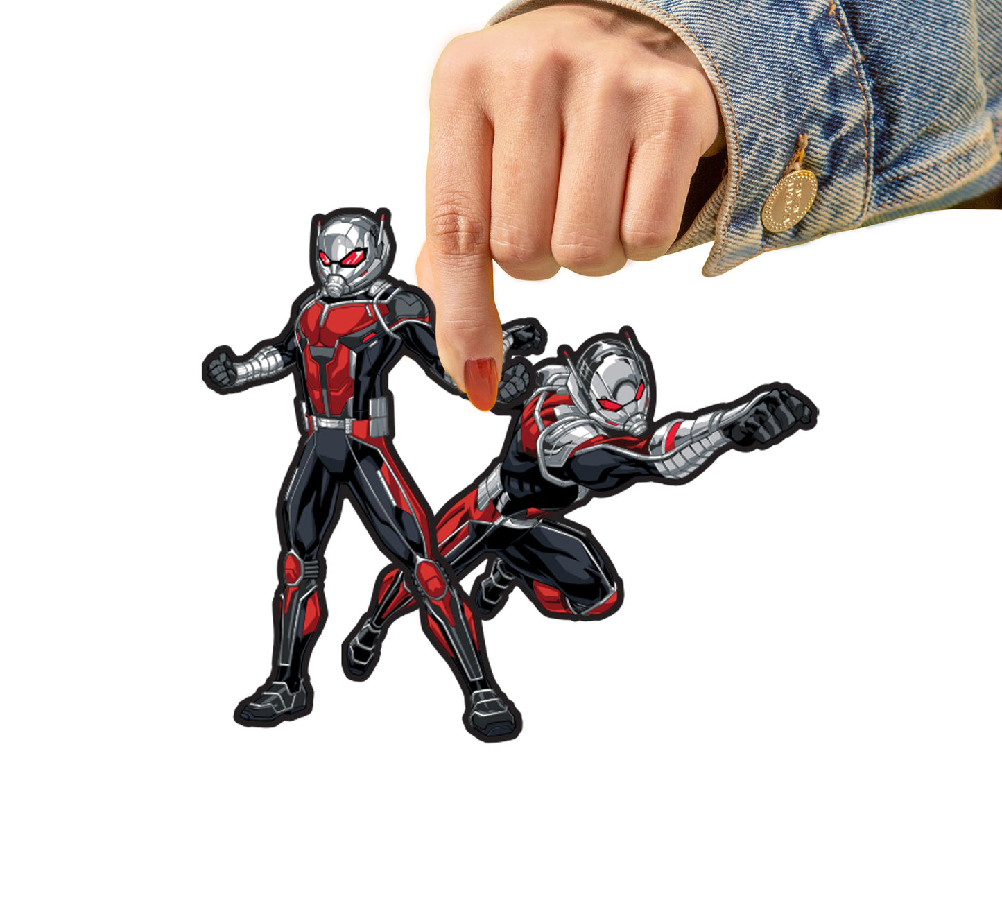 Sheet of 5 -Avengers: ANT MAN Minis        - Officially Licensed Marvel Removable    Adhesive Decal