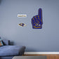 Baltimore Ravens: Foam Finger - Officially Licensed NFL Removable Adhesive Decal
