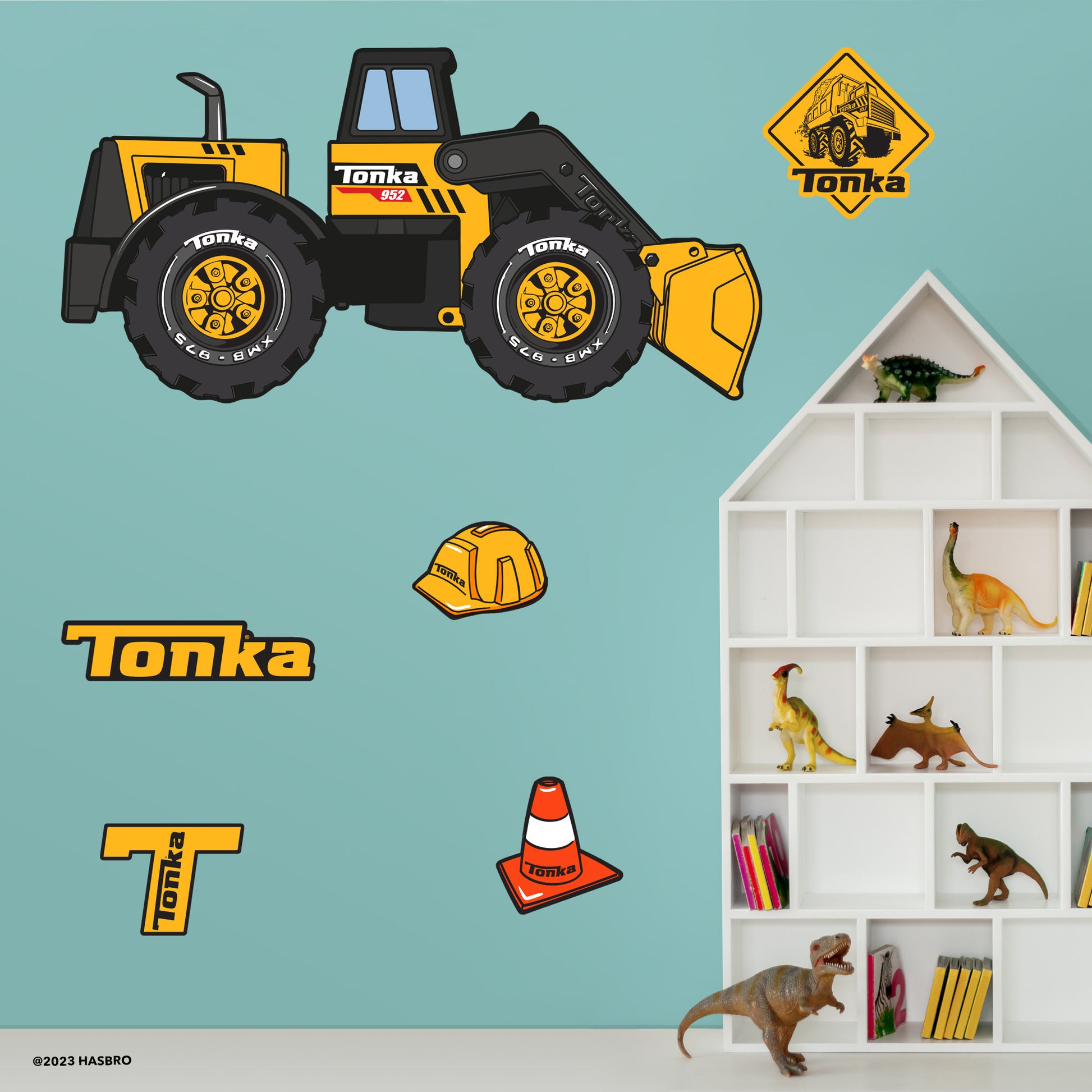 Cool Kid's Monster Tractor Truck Cartoon Vinyl Sticker – Shinobi Stickers