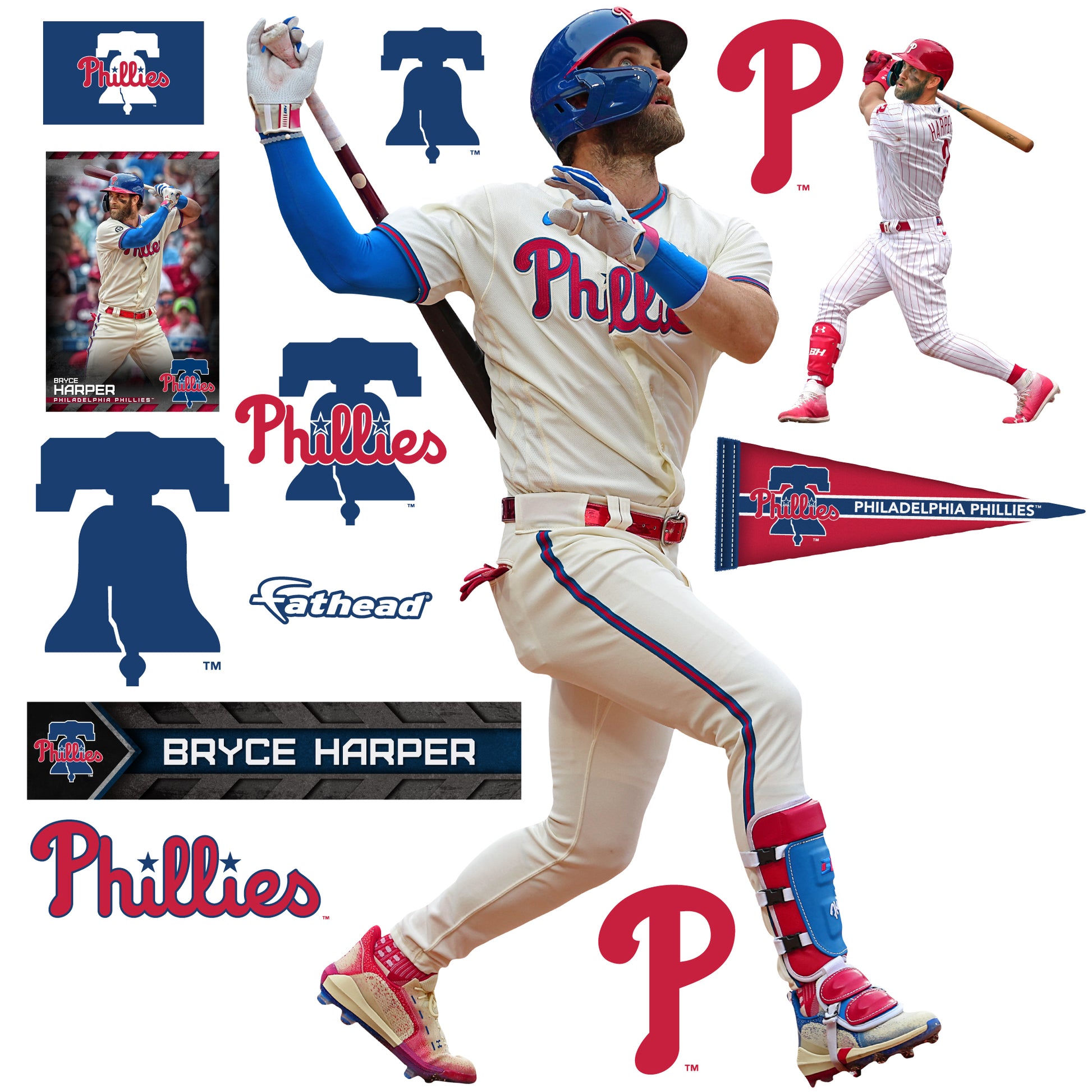 Philadelphia Phillies: Bryce Harper 2022 - Officially Licensed MLB