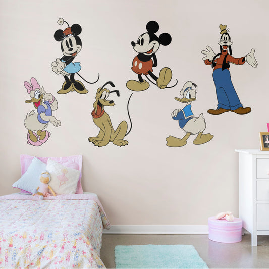 Disney: Classic Mickey & Friends - Officially Licensed Disney Removable Wall Decal