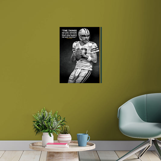 Green Bay Packers: Aaron Rodgers 2022 Inspirational Poster        - Officially Licensed NFL Removable     Adhesive Decal