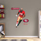 San Francisco 49ers: Charles Haley Legend        - Officially Licensed NFL Removable     Adhesive Decal