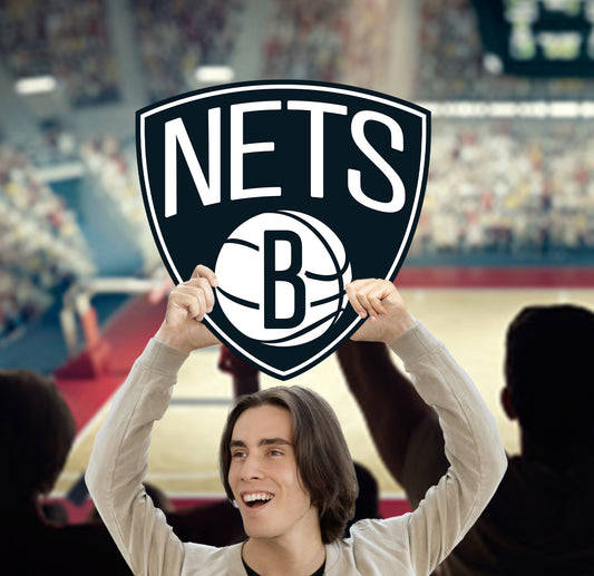 Brooklyn Nets:   Logo   Foam Core Cutout  - Officially Licensed NBA    Big Head
