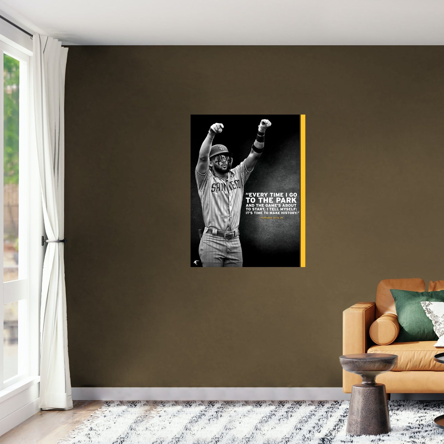 San Diego Padres: Fernando Tatis Jr. Inspirational Poster - Officially Licensed MLB Removable Adhesive Decal