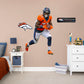 Denver Broncos: Javonte Williams         - Officially Licensed NFL Removable     Adhesive Decal