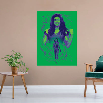 She-Hulk: She-Hulk Super Hero-at-Law Mural - Officially Licensed Marvel Removable Adhesive Decal