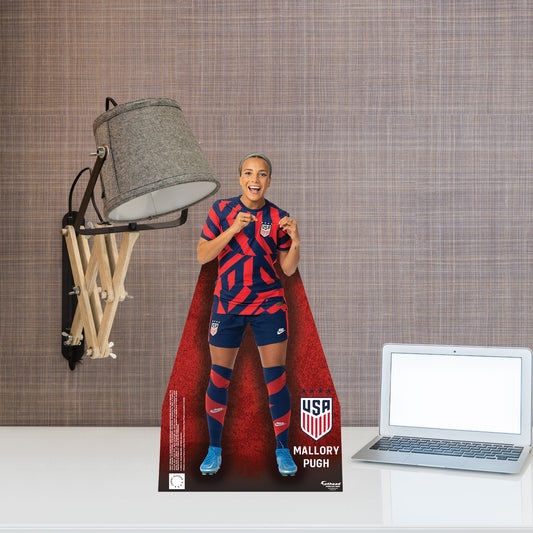 Mallory Swanson Mini Cardstock Cutout - Officially Licensed USWNT Stand Out