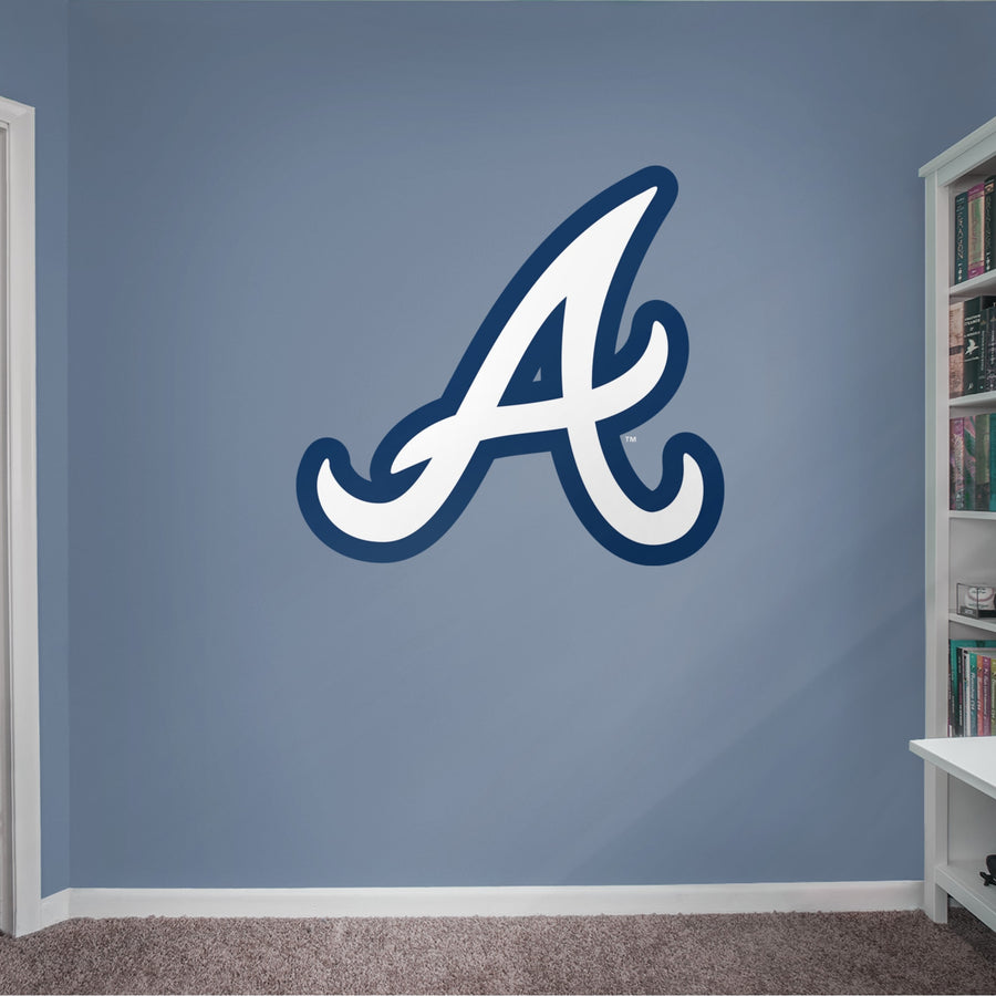 Atlanta Braves - RealBig Alternate Logo Collection - Official MLB - Reusable Vinyl Wall Decals
