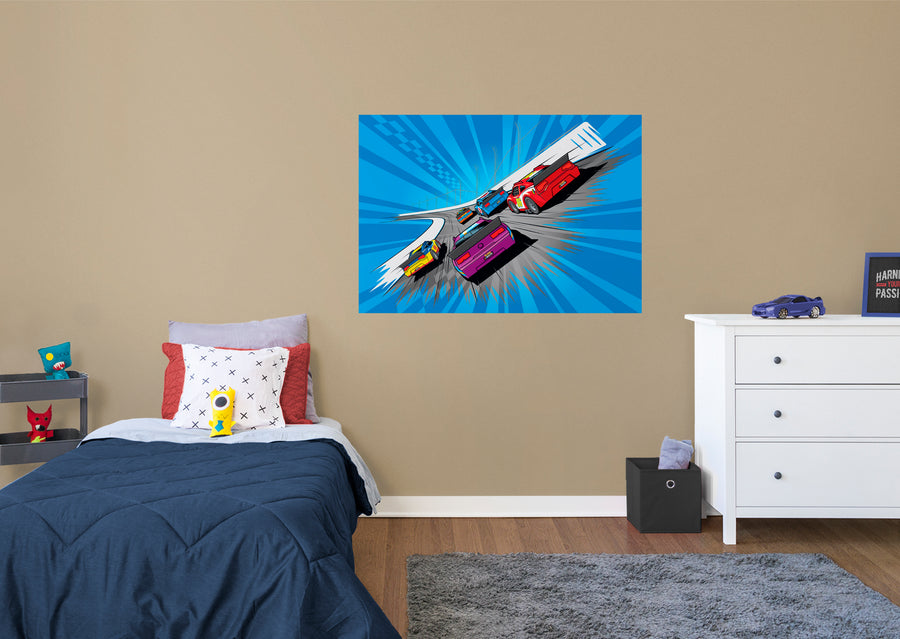 High Speed - Peel & Stick Poster - Official NASCAR - Reusable Vinyl Wall Decal