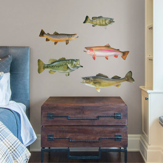 Game Fish Collection - Removable Vinyl Decals