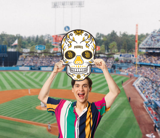 San Diego Padres:  2022 Skull   Foam Core Cutout  - Officially Licensed MLB    Big Head