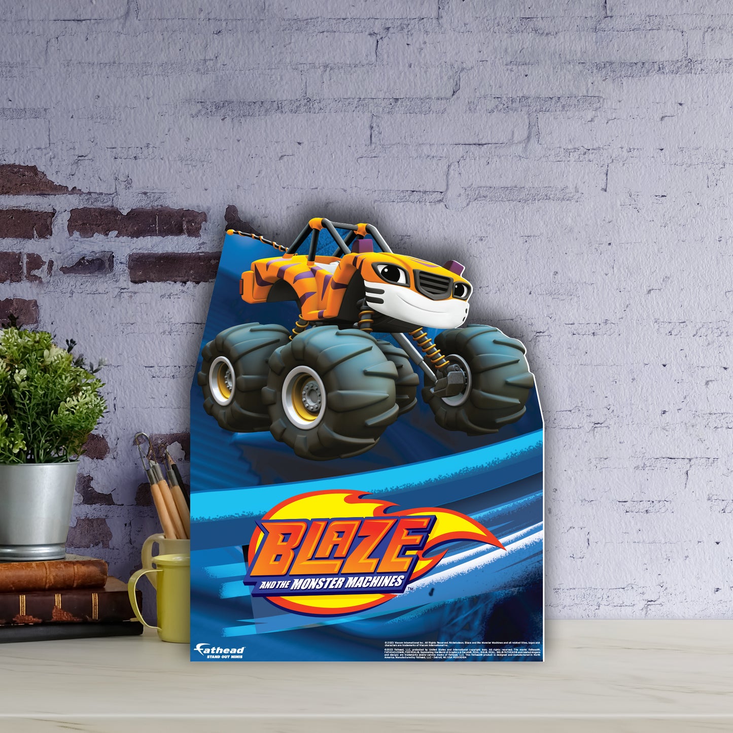 Blaze and the Monster Machines: Stripes Mini   Cardstock Cutout  - Officially Licensed Nickelodeon    Stand Out