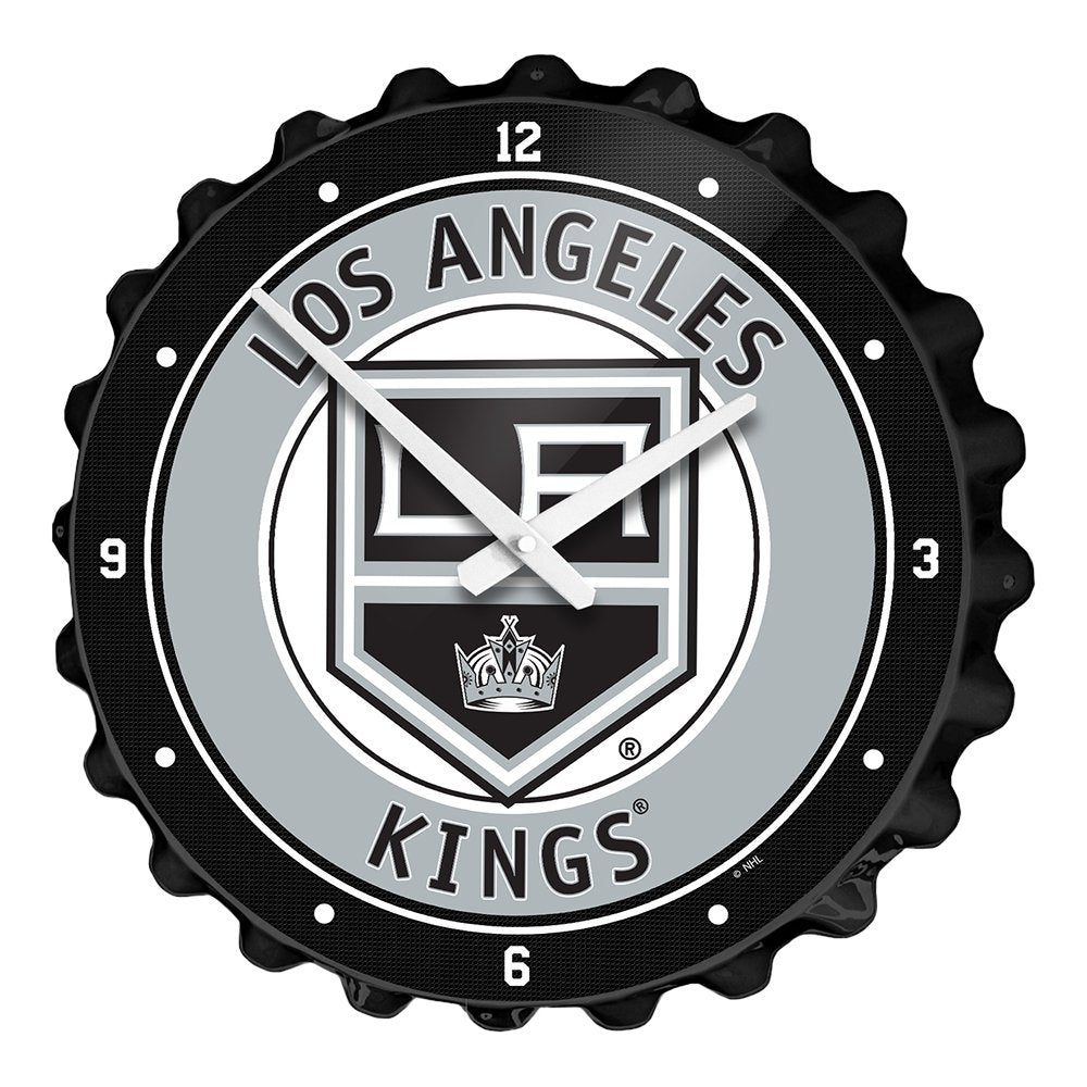 Los Angeles Kings: Bottle Cap Wall Clock - The Fan-Brand