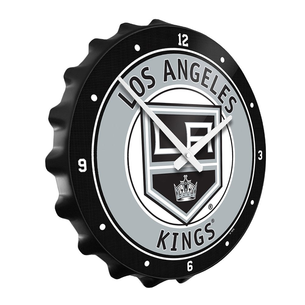 Los Angeles Kings: Bottle Cap Wall Clock - The Fan-Brand