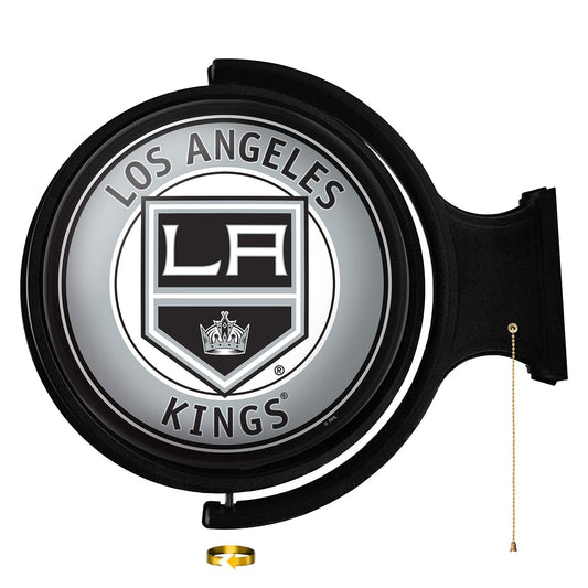 Los Angeles Kings: Original Round Rotating Lighted Wall Sign - The Fan-Brand
