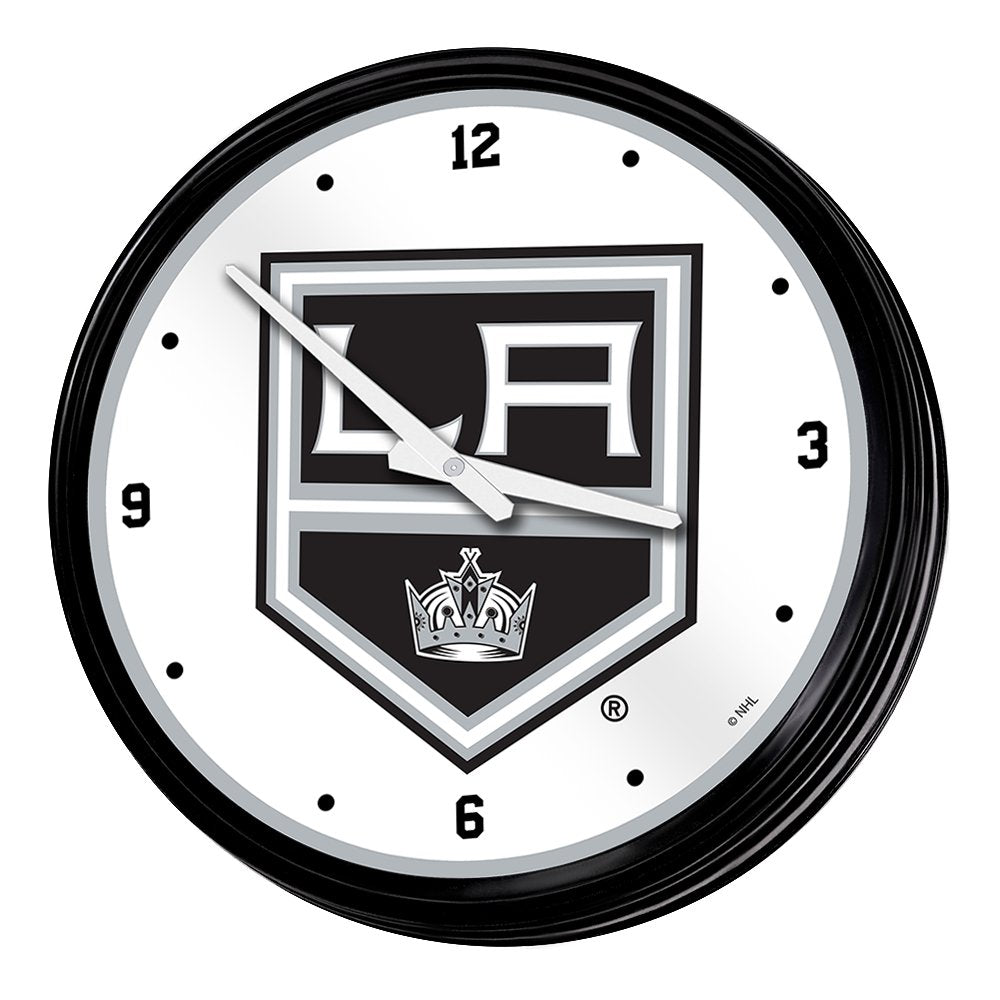 Los Angeles Kings: Retro Lighted Wall Clock - The Fan-Brand