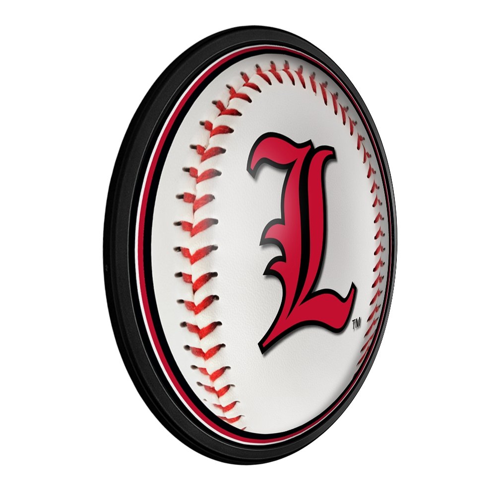 Louisville Cardinals Baseball - Slimline Lighted Wall Sign
