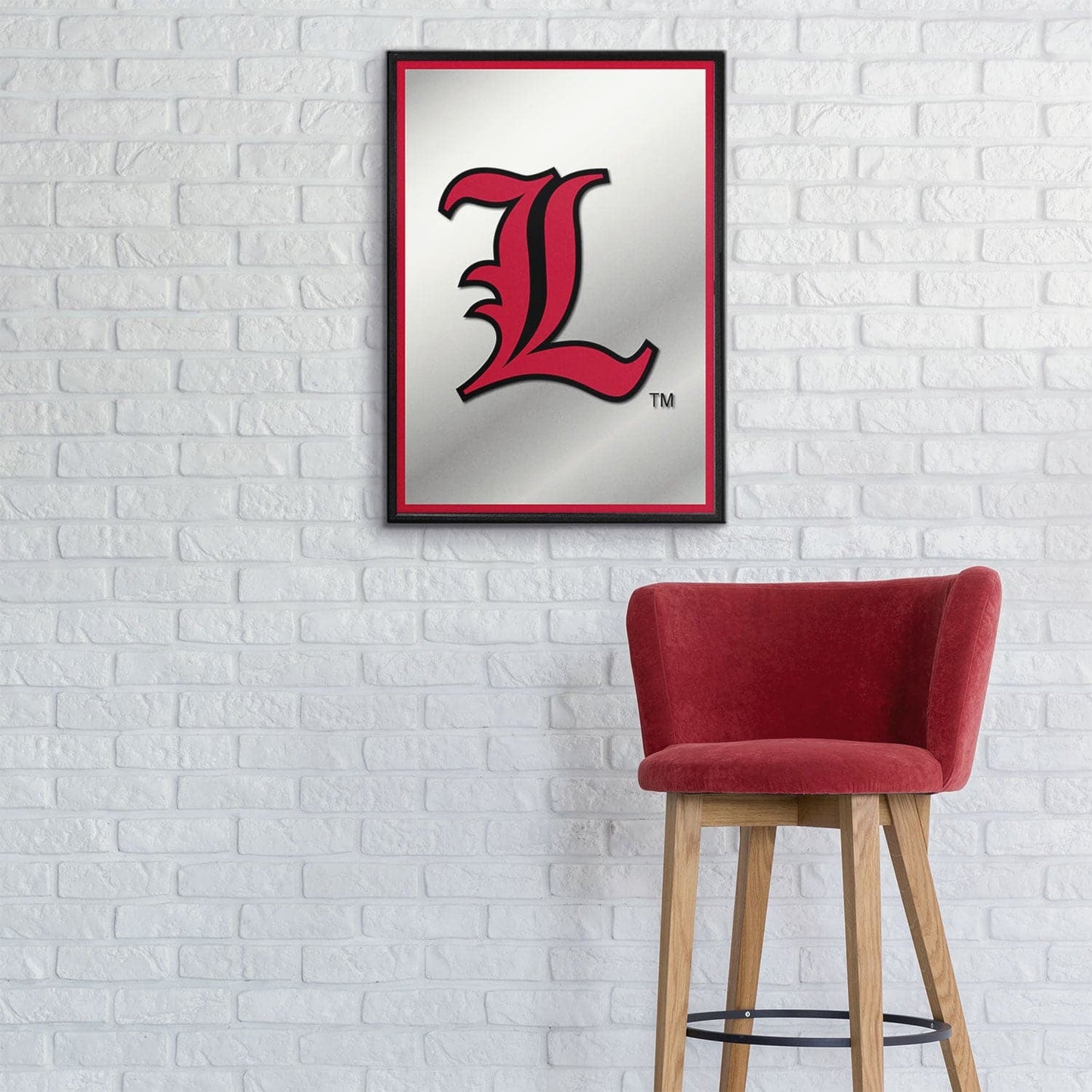 Louisville Cardinals 24 Patriotic Interstate Metal Sign