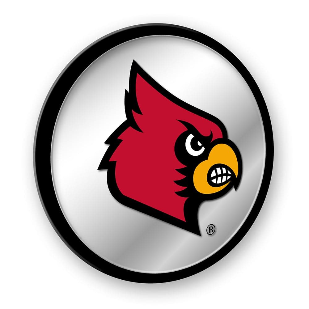 Louisville Cardinals Circle Logo Sticker / Vinyl Decal 10 