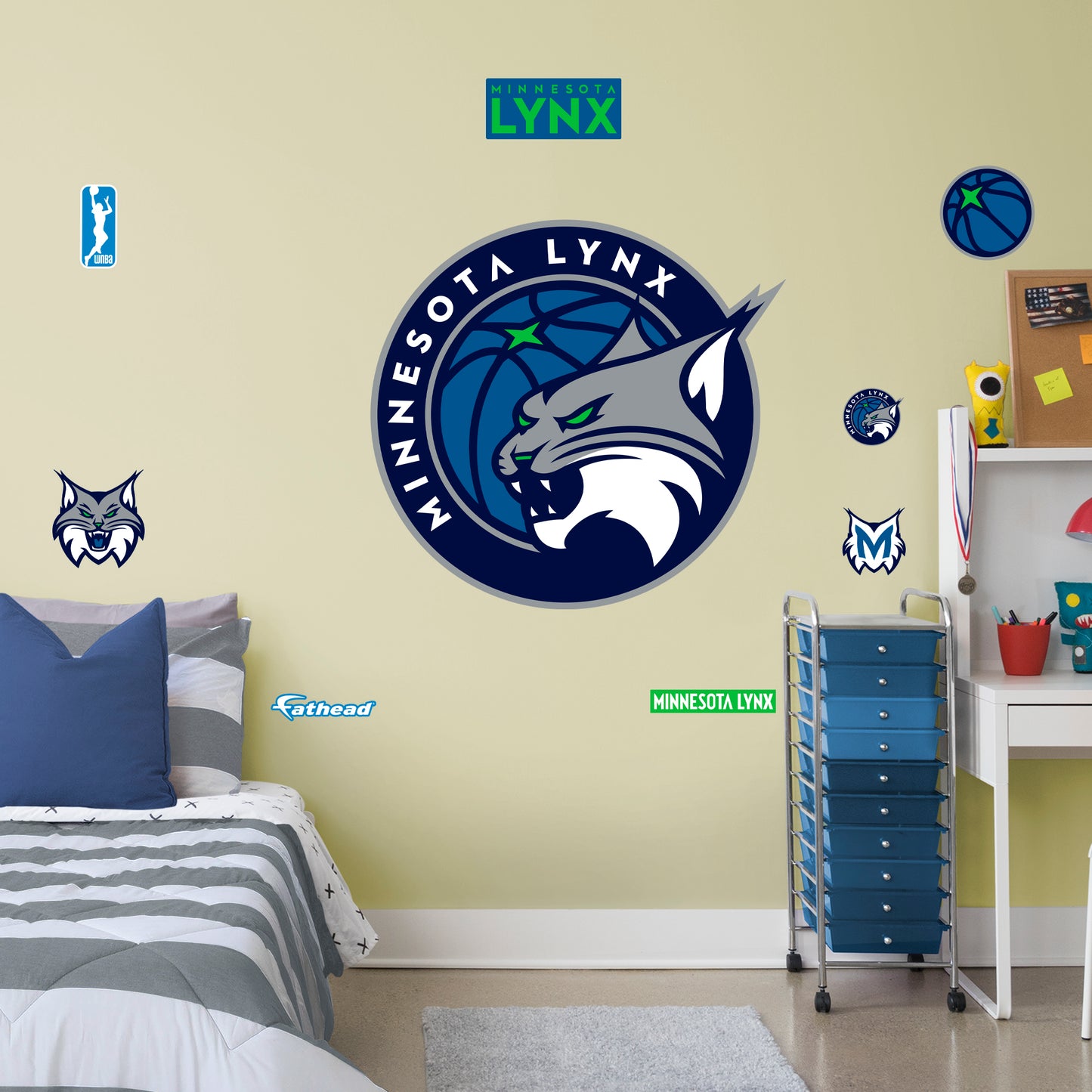 Minnesota Lynx: Logo - Officially Licensed WNBA Removable Wall Decal