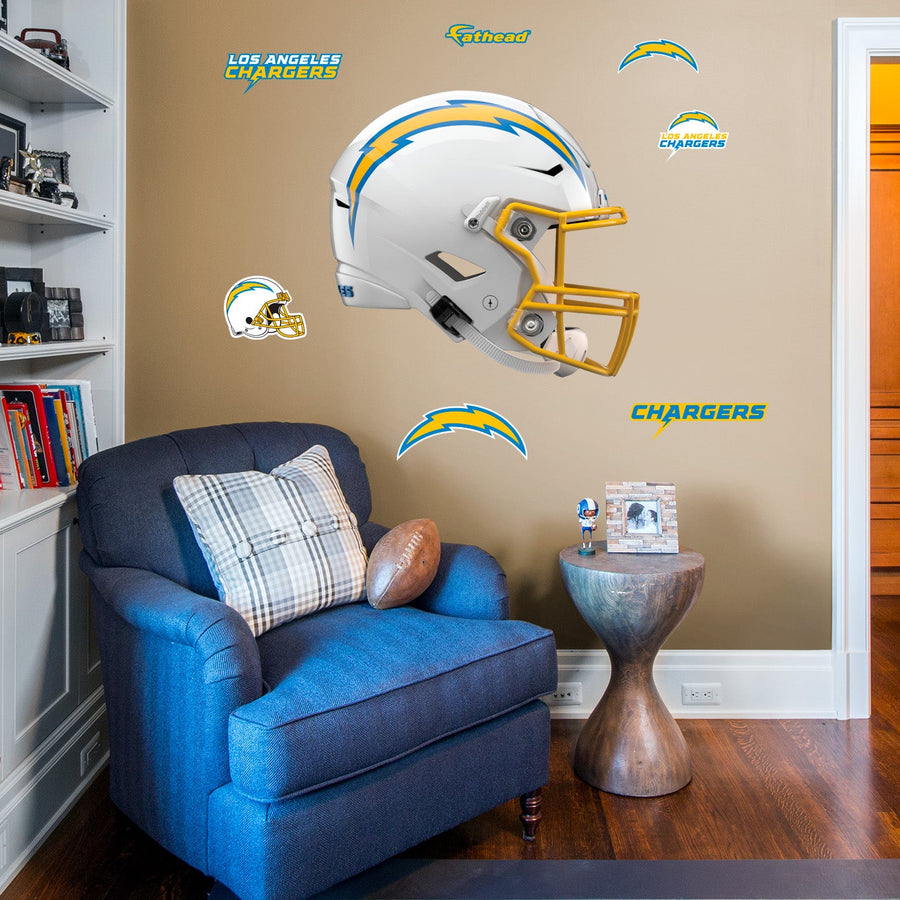 Los Angeles Chargers - RealBig Helmet Collection - Official NFL - Reusable Vinyl Wall Decals #2