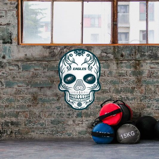 Philadelphia Eagles:   Skull Outdoor Logo        - Officially Licensed NFL    Outdoor Graphic