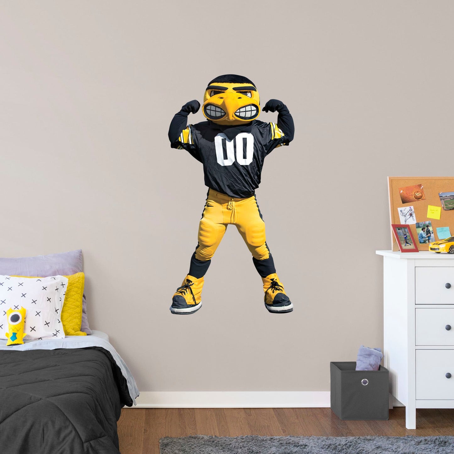 Large Character + 1 Decal (9"W x 17"H)