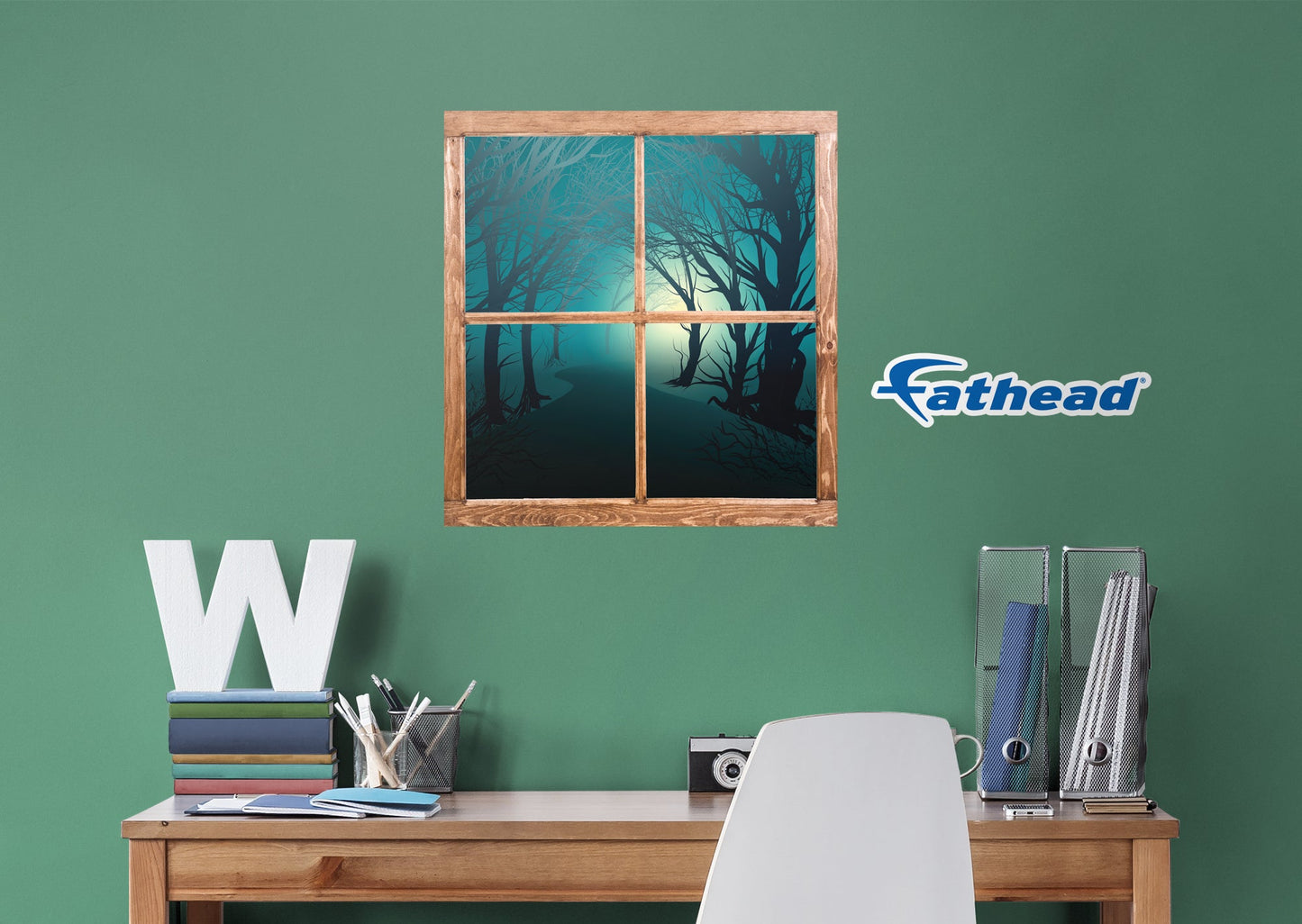 Halloween:  Road Icon Instant Windows        -   Removable     Adhesive Decal