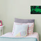 Jungle:  Green Light Mural        -   Removable Wall   Adhesive Decal