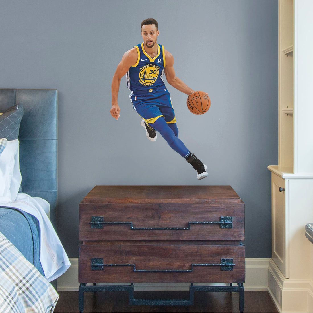 Stephen Curry - Officially Licensed NBA Removable Wall Decal – Fathead