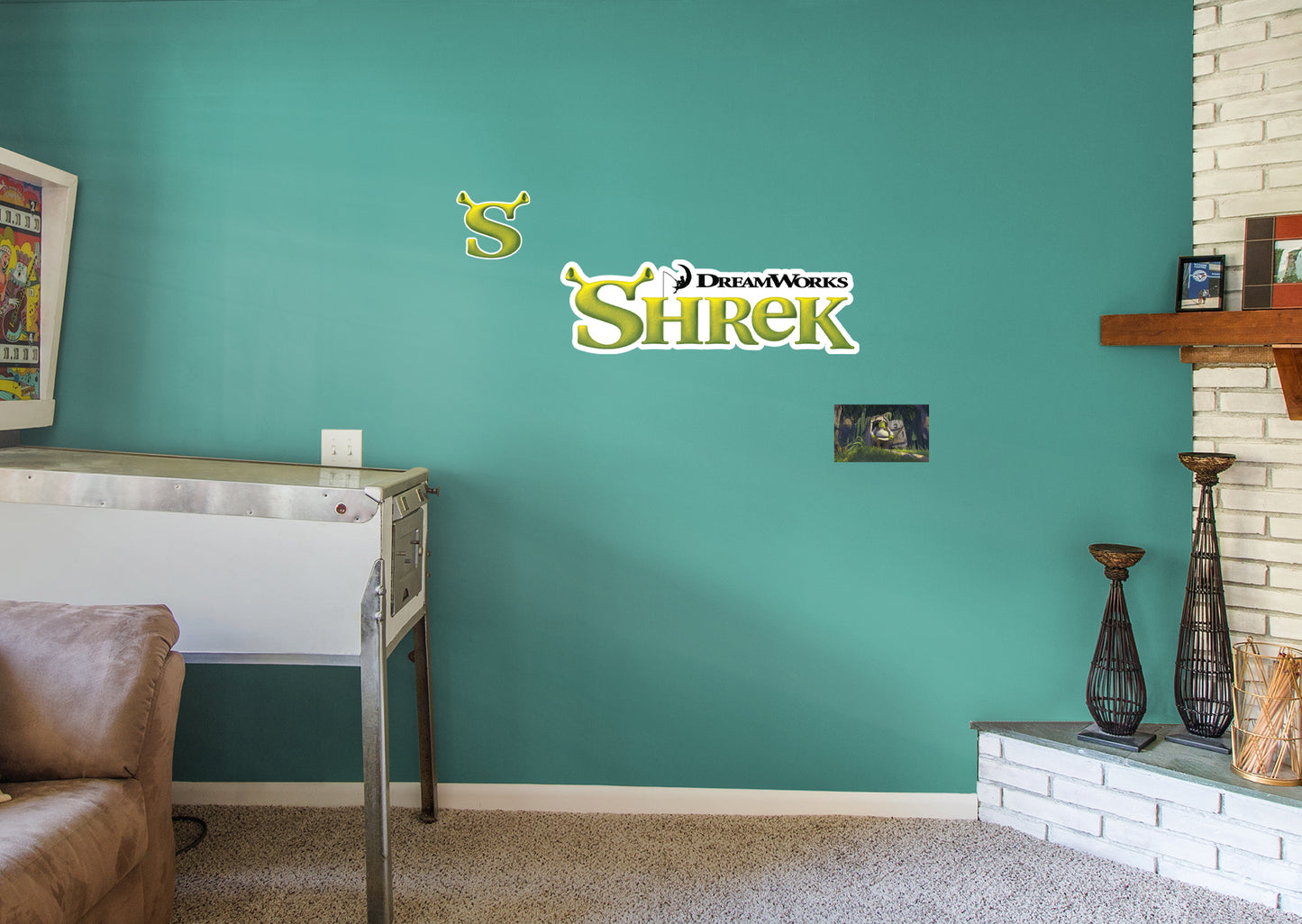 Shrek:  Logo RealBig        - Officially Licensed NBC Universal Removable     Adhesive Decal
