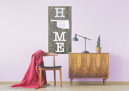 Home Products: Oklahoma Vinyl State Home Signs        -   Removable     Adhesive Decal