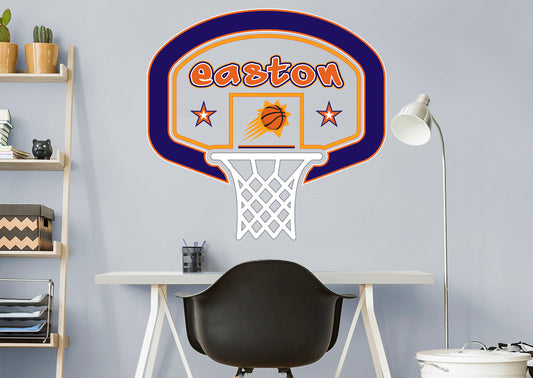 Phoenix Suns:  2021 Backboard Personalized Name PREMASK        - Officially Licensed NBA Removable Wall   Adhesive Decal