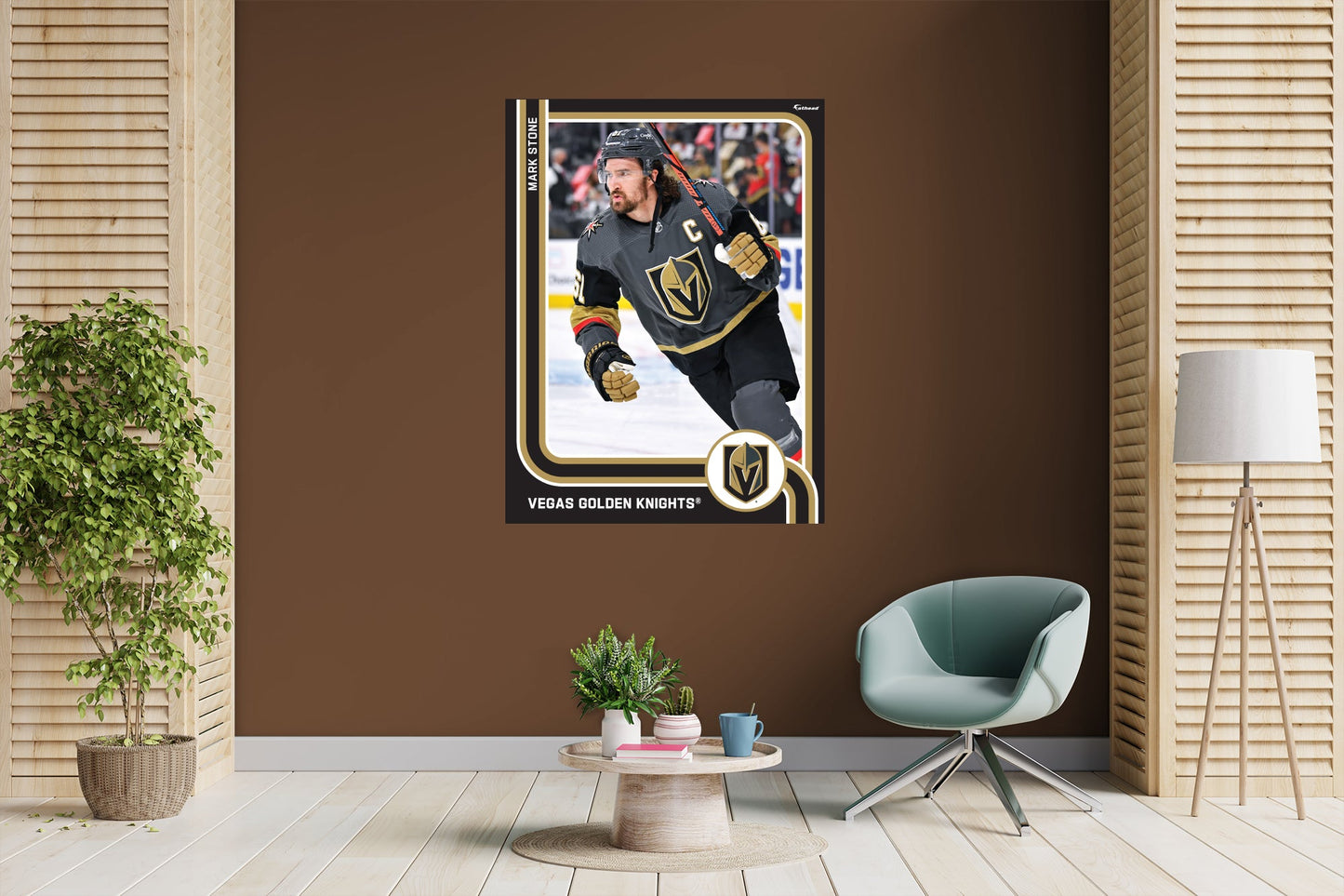 Vegas Golden Knights: Mark Stone Poster - Officially Licensed NHL Removable Adhesive Decal