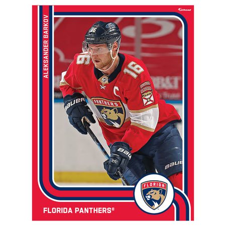 Florida Panthers: Aleksander Barkov 2021 Poster - NHL Removable Adhesive Wall Decal Giant 36W x 48H