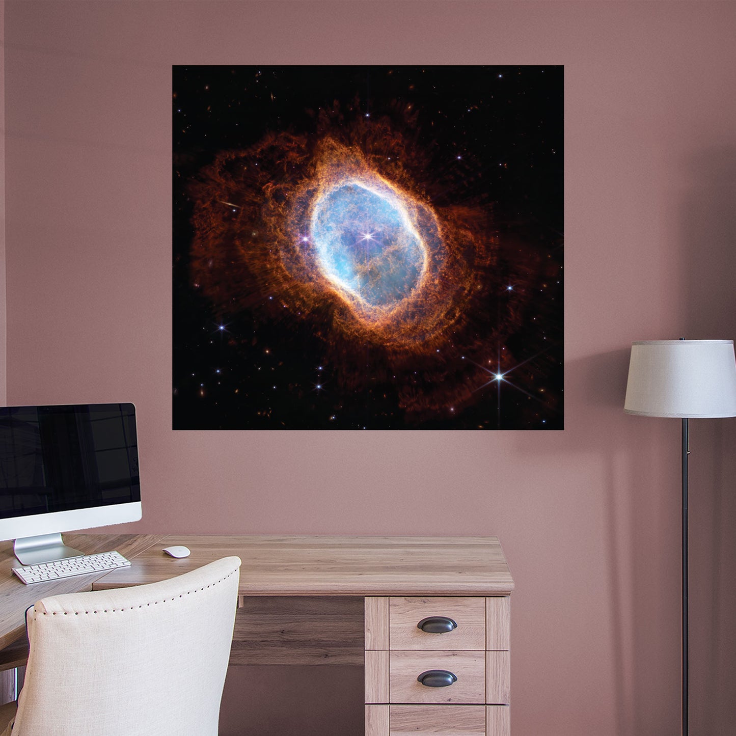 NASA: James Webb Space Telescope Southern Ring Nebula Poster        -   Removable     Adhesive Decal