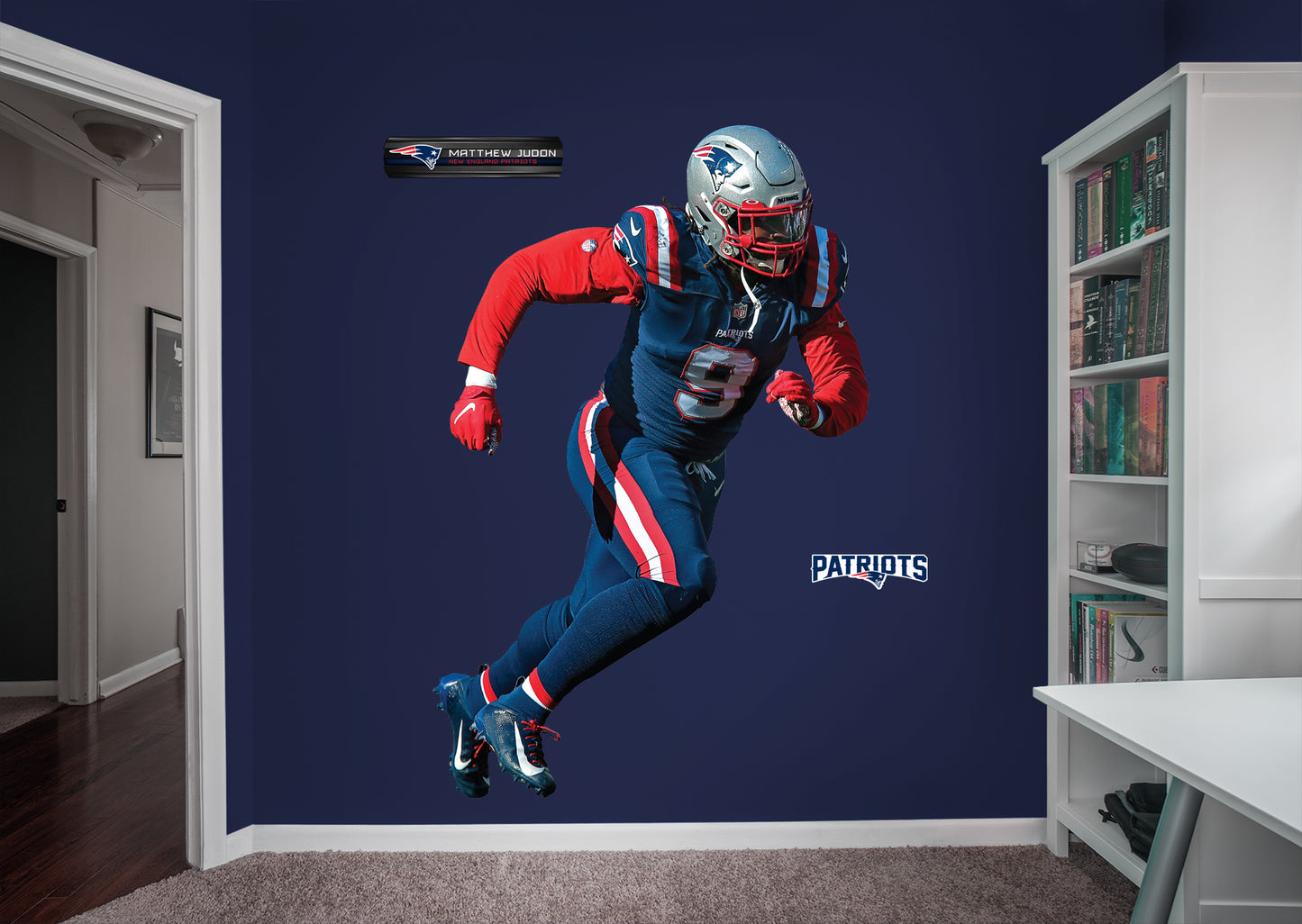 New England Patriots: Matthew Judon 2021        - Officially Licensed NFL Removable     Adhesive Decal