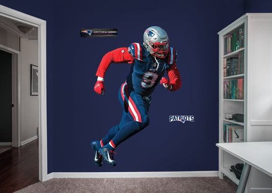New England Patriots: Matthew Judon 2021        - Officially Licensed NFL Removable     Adhesive Decal