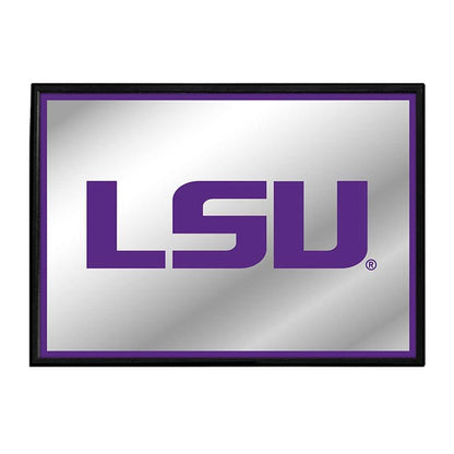 LSU Tigers: Framed Mirrored Wall Sign - The Fan-Brand