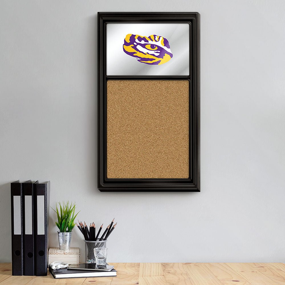 LSU Tigers: Mirrored Cork Note Board - The Fan-Brand